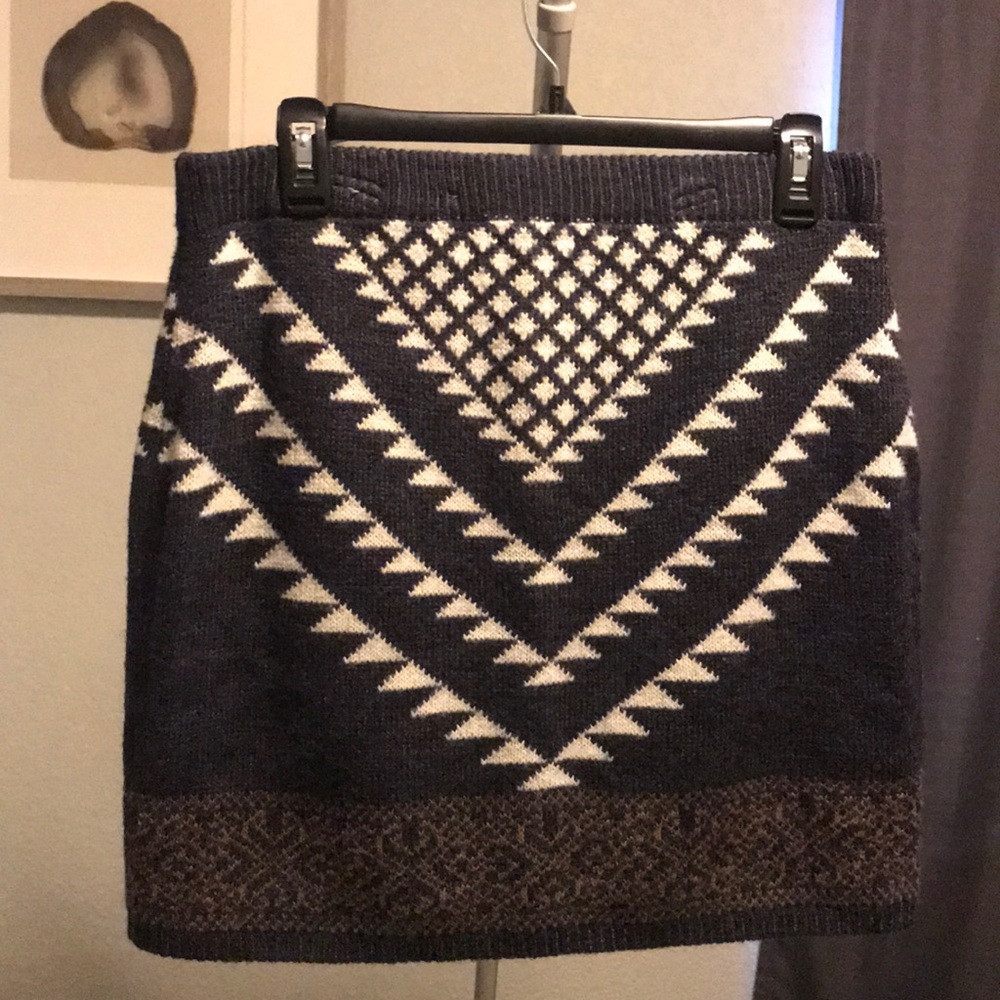 Winter mini skirt